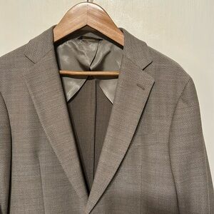 Brooks Brothers - Classic Fit Cotton-Wool Blend Knit Herringbone Sport Coat